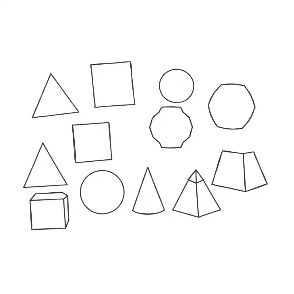 Geometric shapes illustration