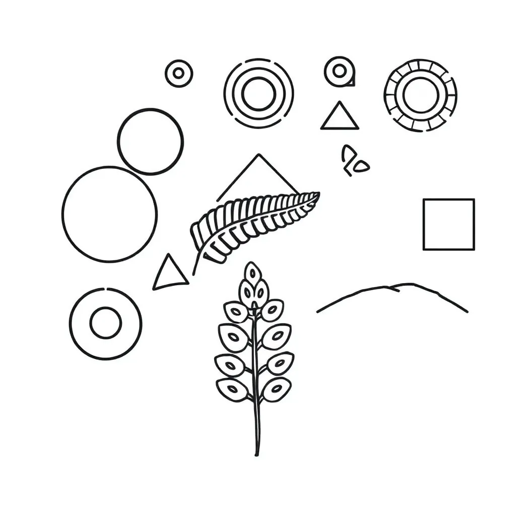 Geometric shapes illustration
