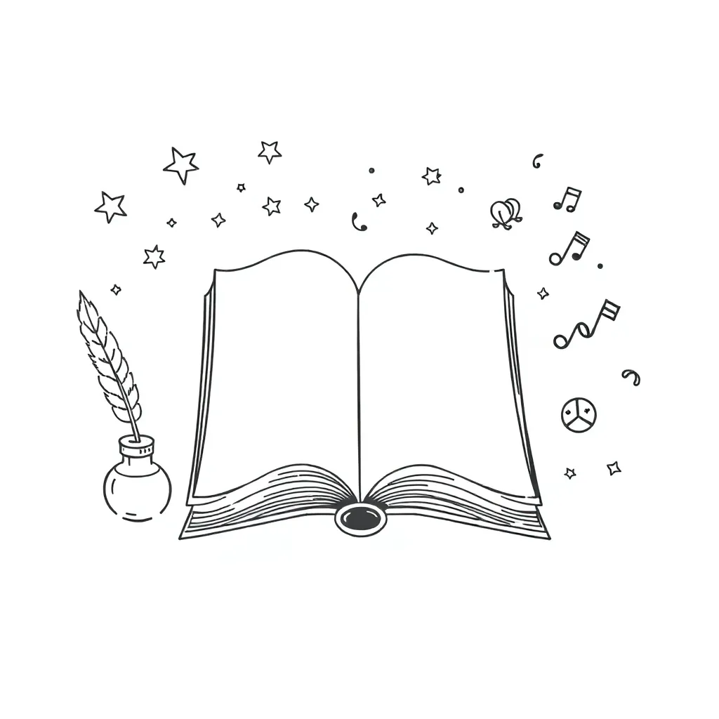 Poetry and language features illustration