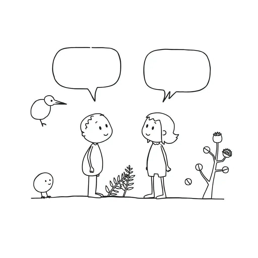Speech marks illustration