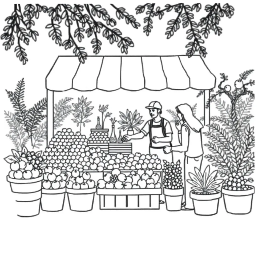 Money and shopping illustration