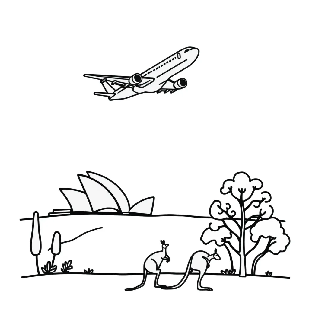 Paper plane flying through the air showing flight forces