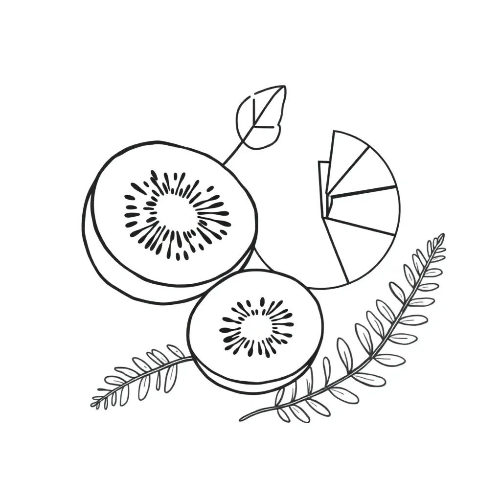 Fractions of sets illustration