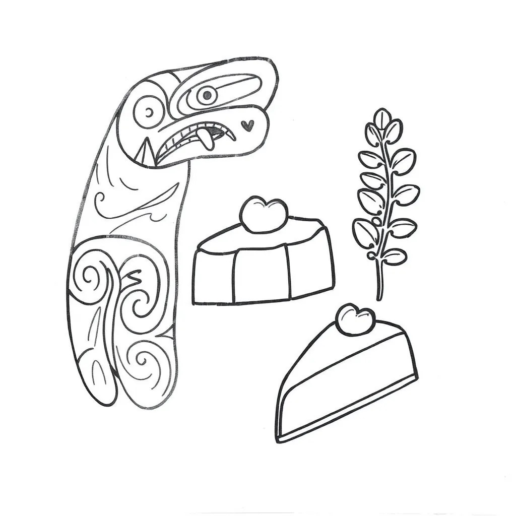 Fraction simplification illustration