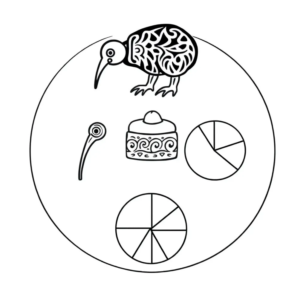 Fractions worksheet illustration