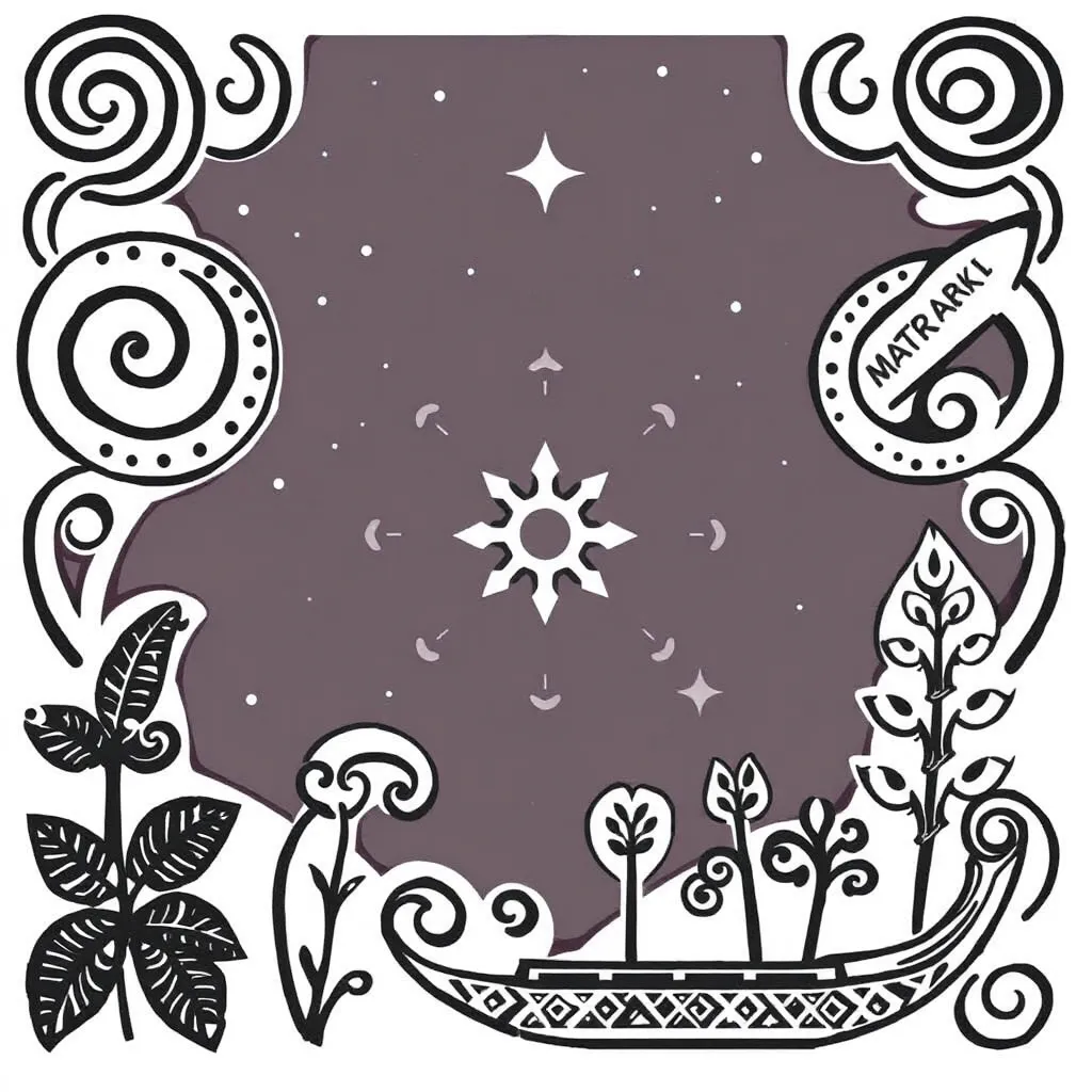 Matariki stars illustration
