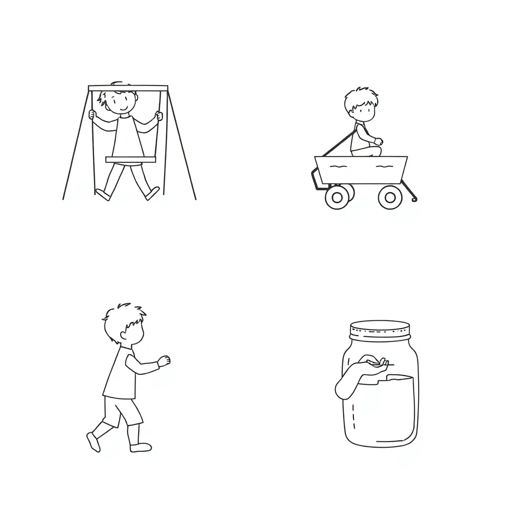 Forces and motion illustration