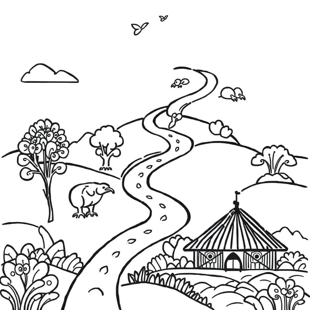 Story planning illustration