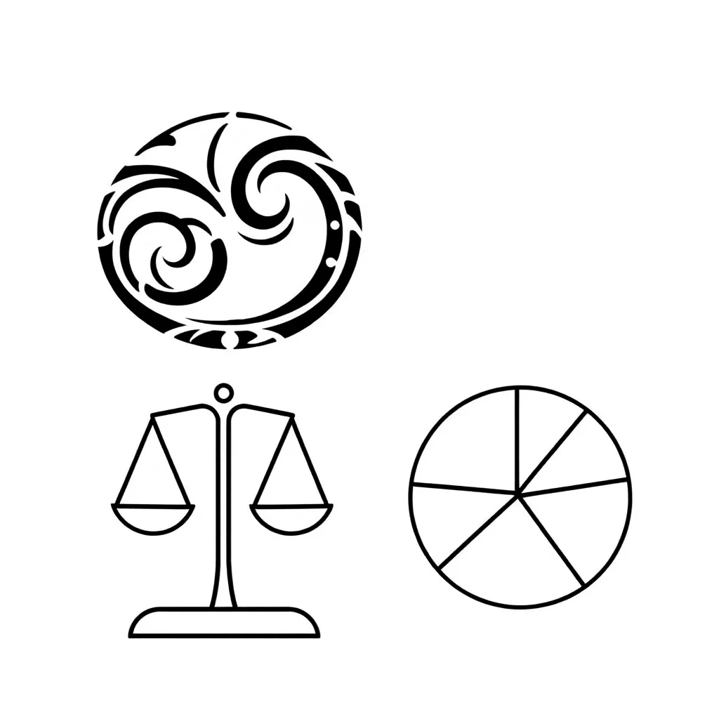 Rational numbers illustration showing fractions, decimals and percentages