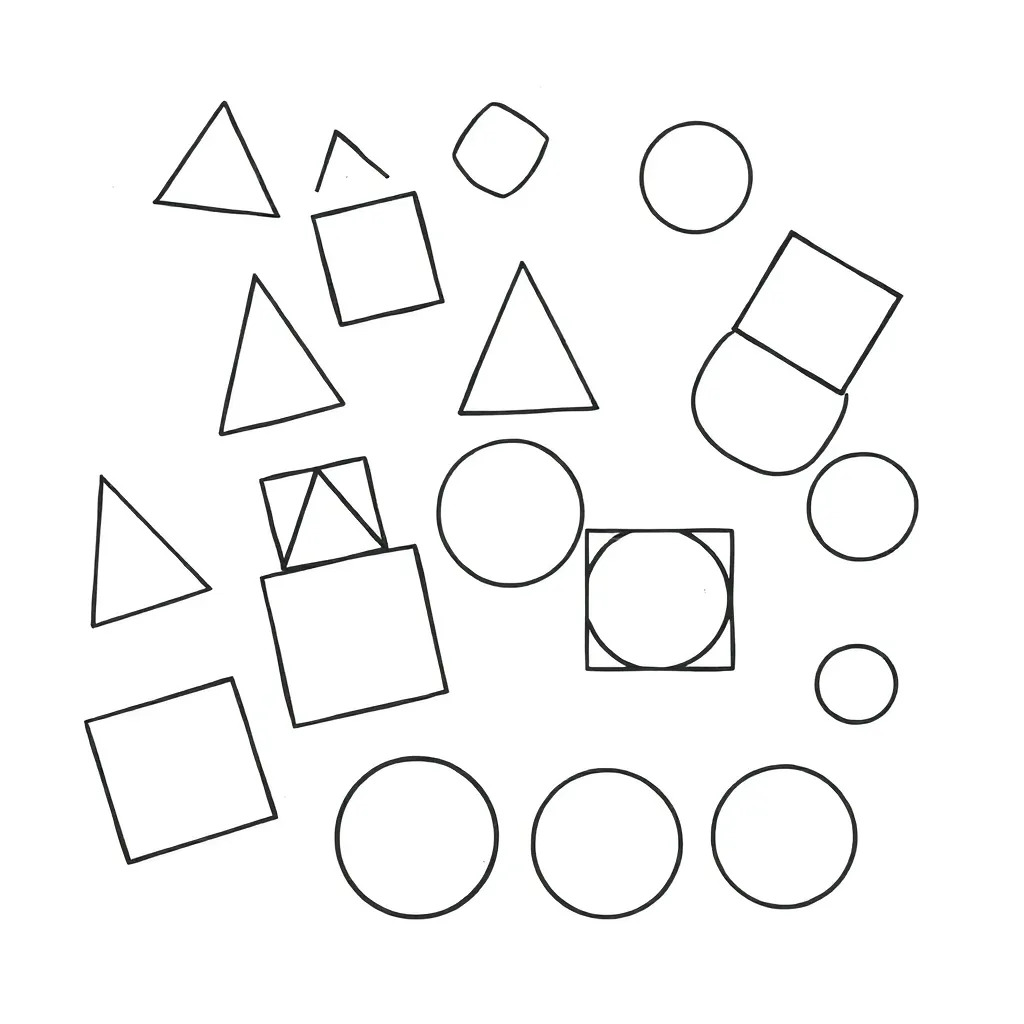 Geometric shapes illustration