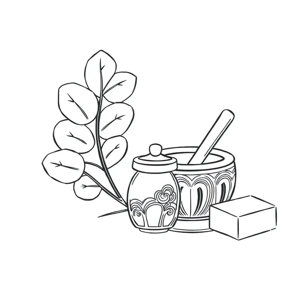 Kawakawa leaves and balm making