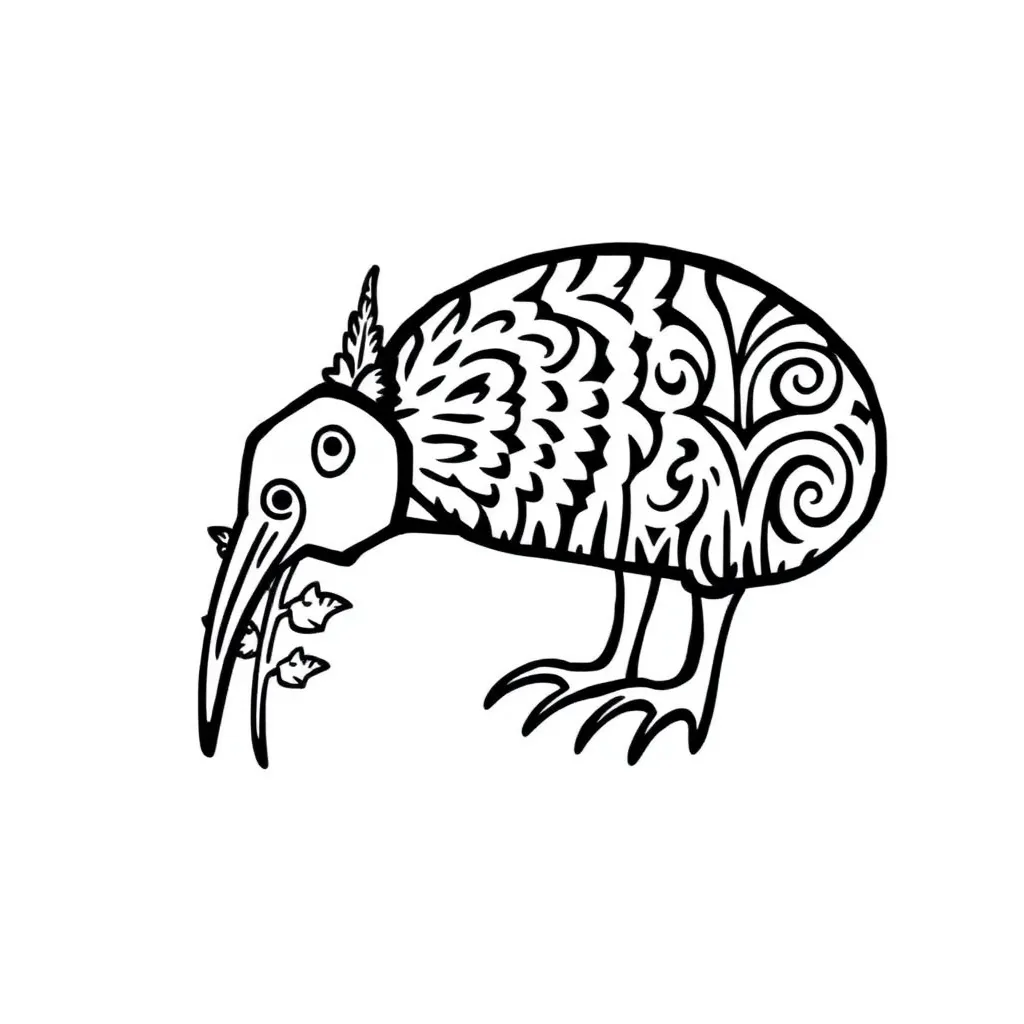 Māori language learning illustration