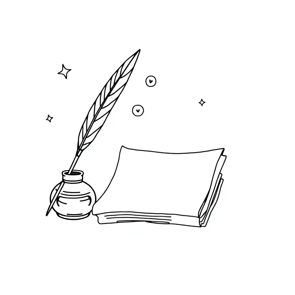 Sports writing illustration