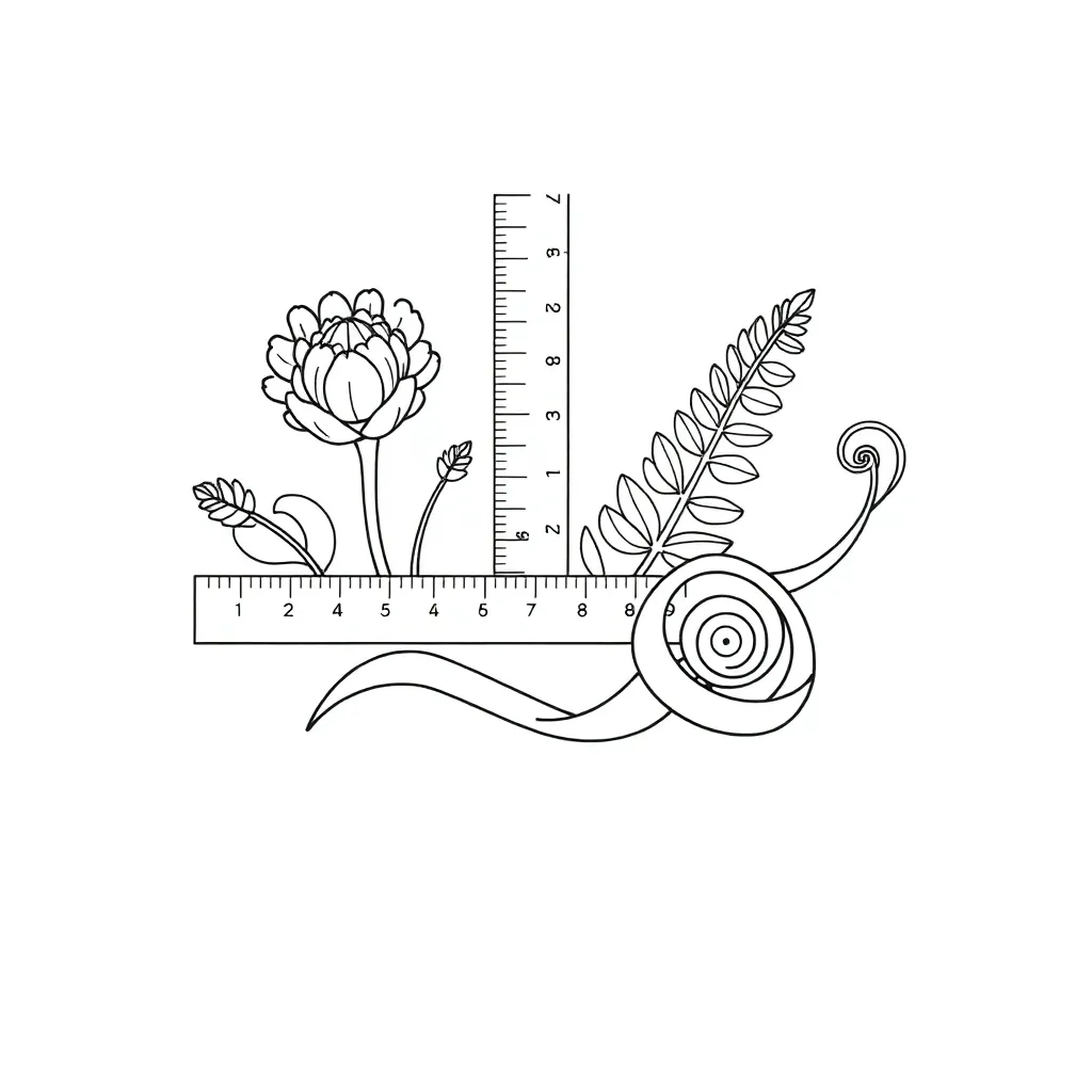 Ruler and measuring tape illustration