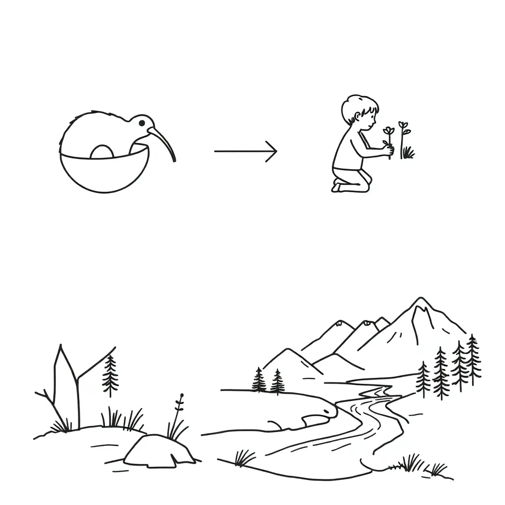 Story sequence illustration