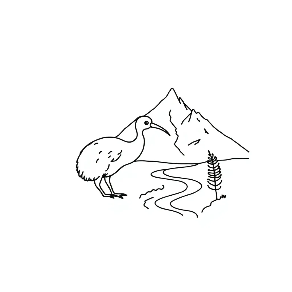 Living and non-living things illustration