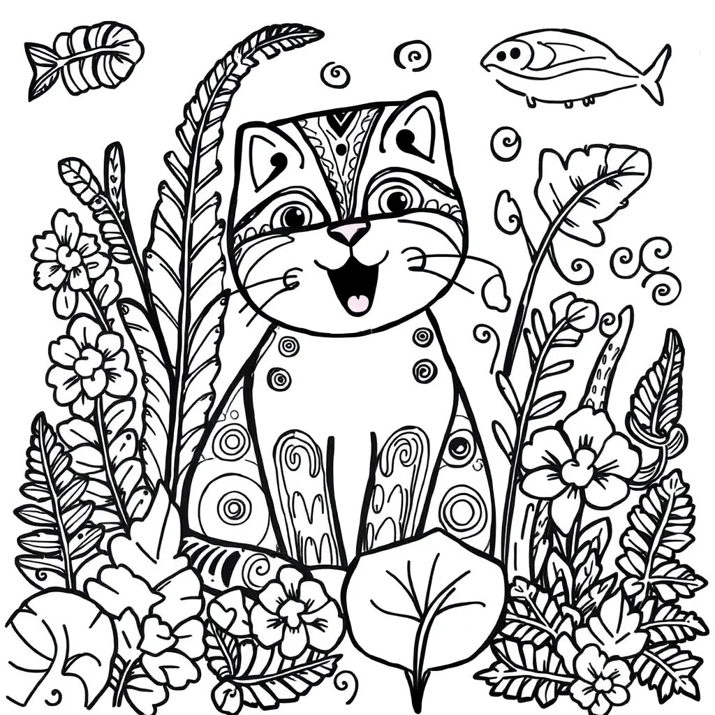 Greedy Cat illustration