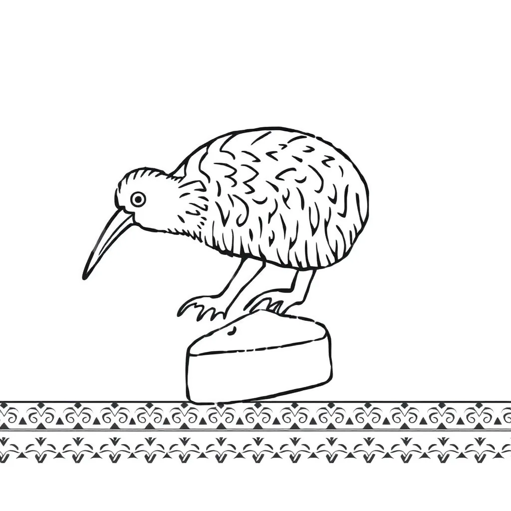 Fractions illustration showing pizza slices and number blocks
