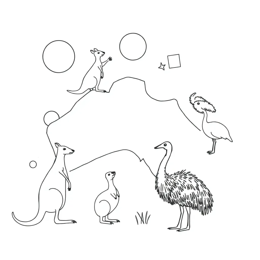 Math symbols and numbers illustration