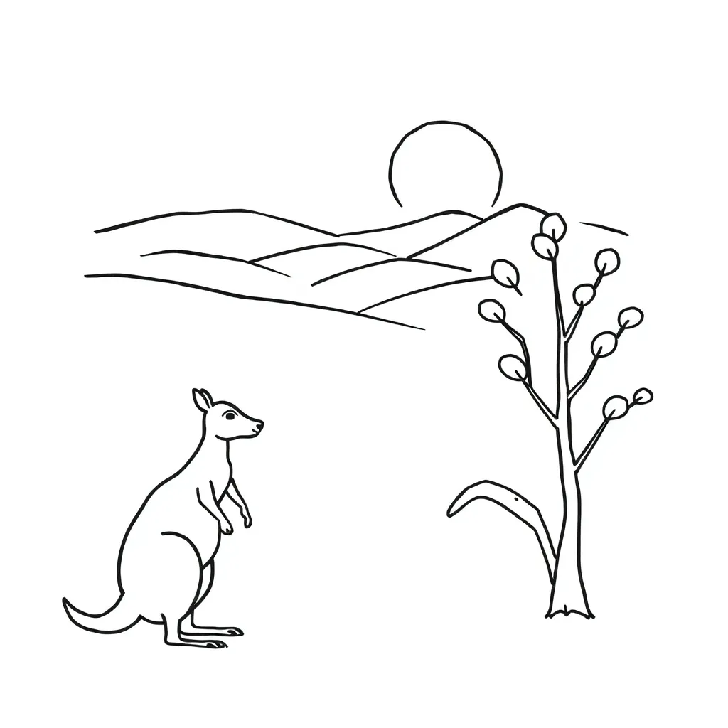 Character reading illustration