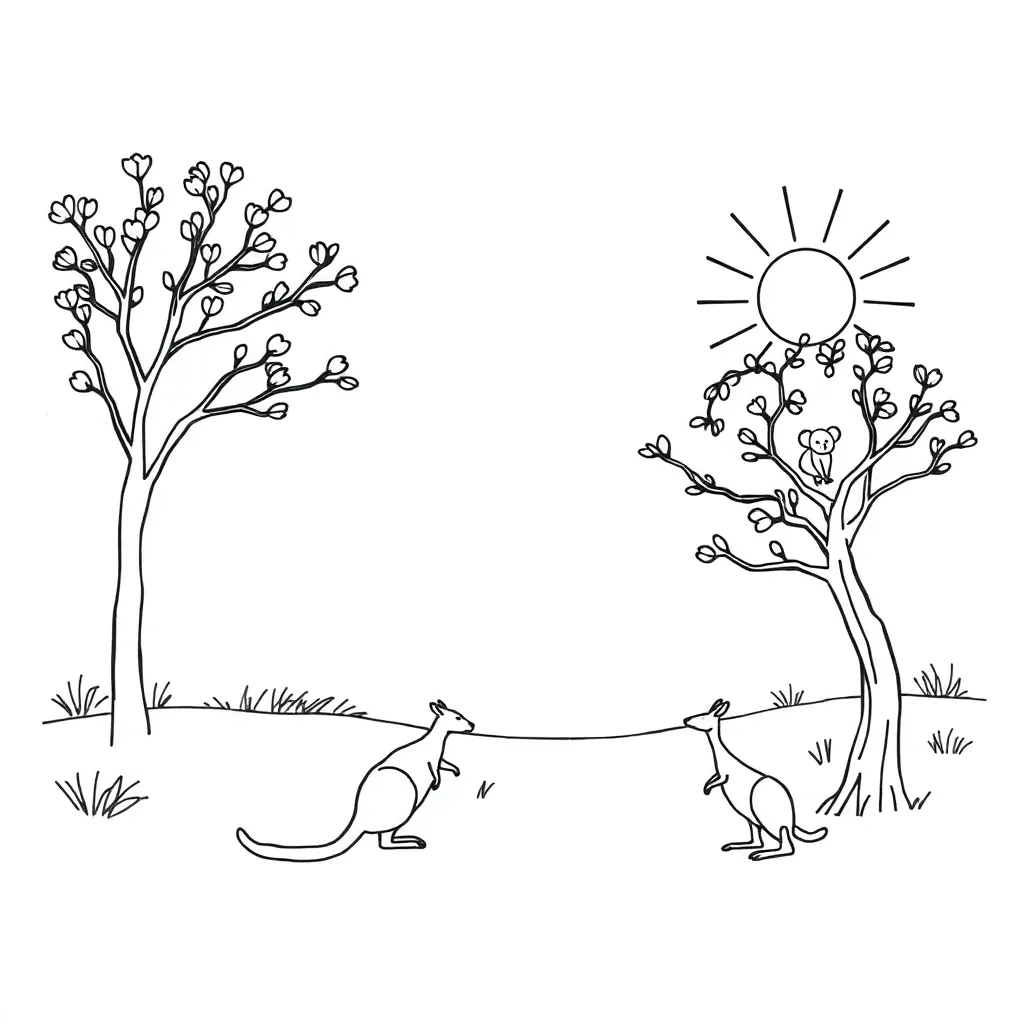 Rowan of Rin village setting illustration