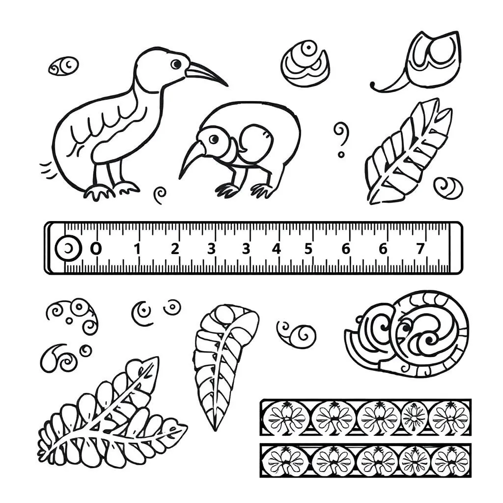 Metric measurement tools including ruler, scale, and measuring jug