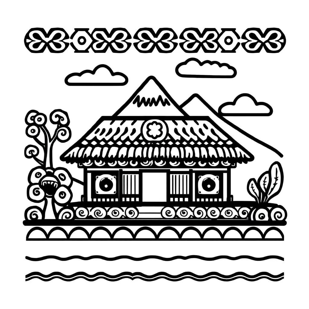Hauora and nutrition illustration