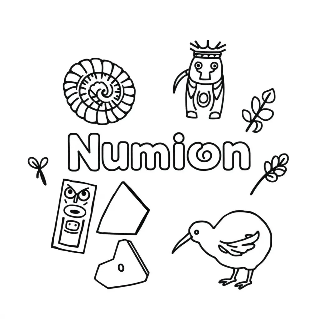 Colourful Numicon shapes