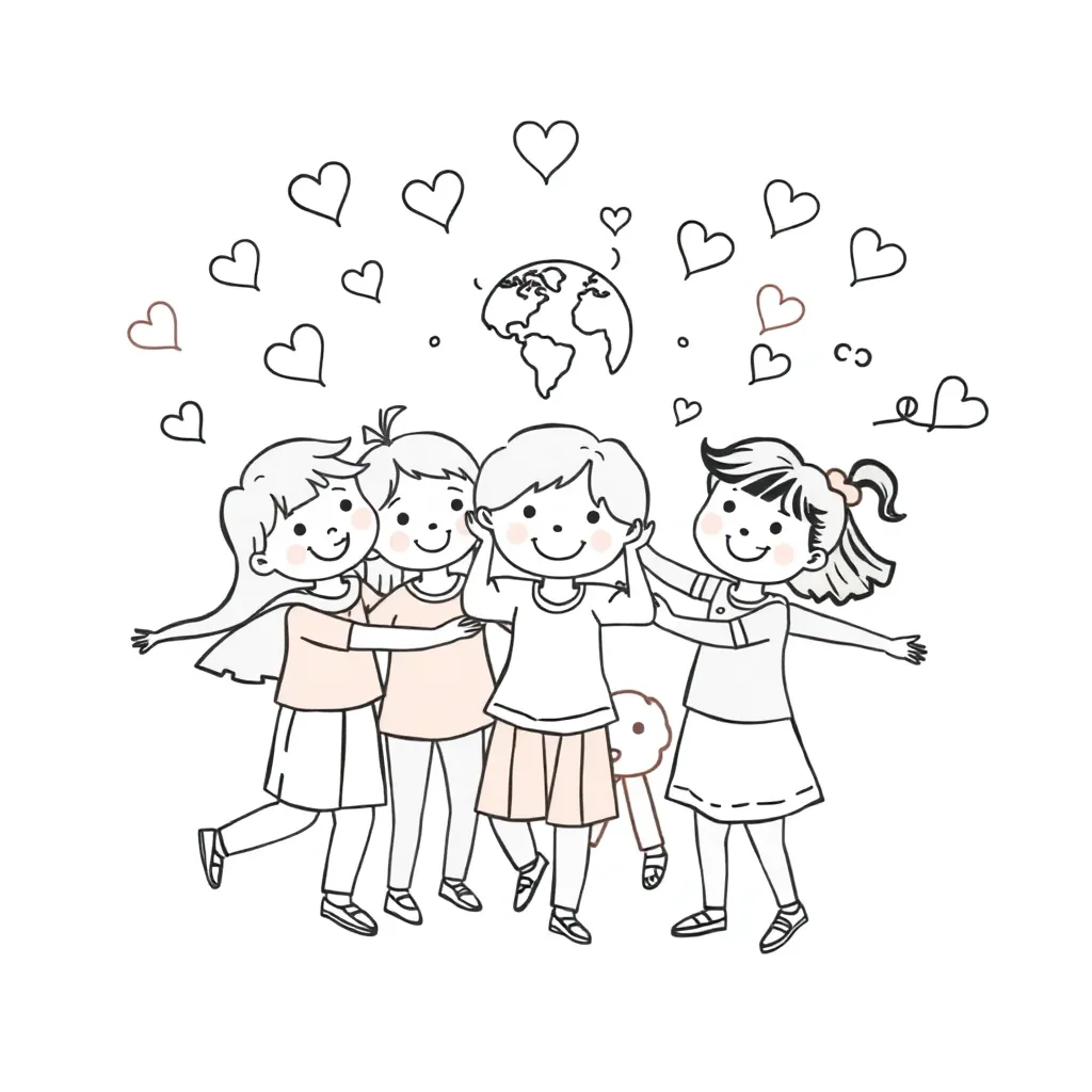 Students practicing pronouns