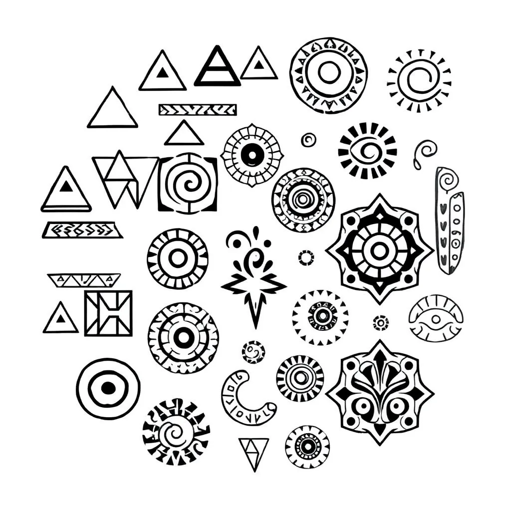 Geometric patterns illustration