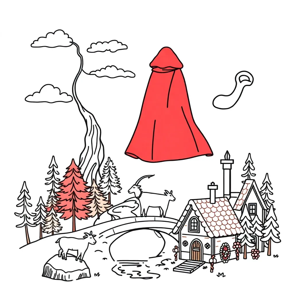 Story sequencing illustration