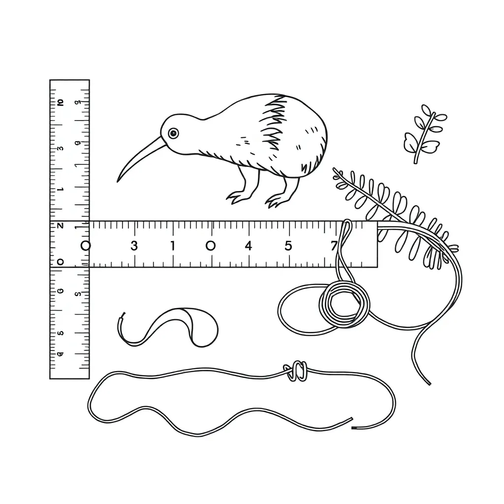 Ruler and measuring tape illustration