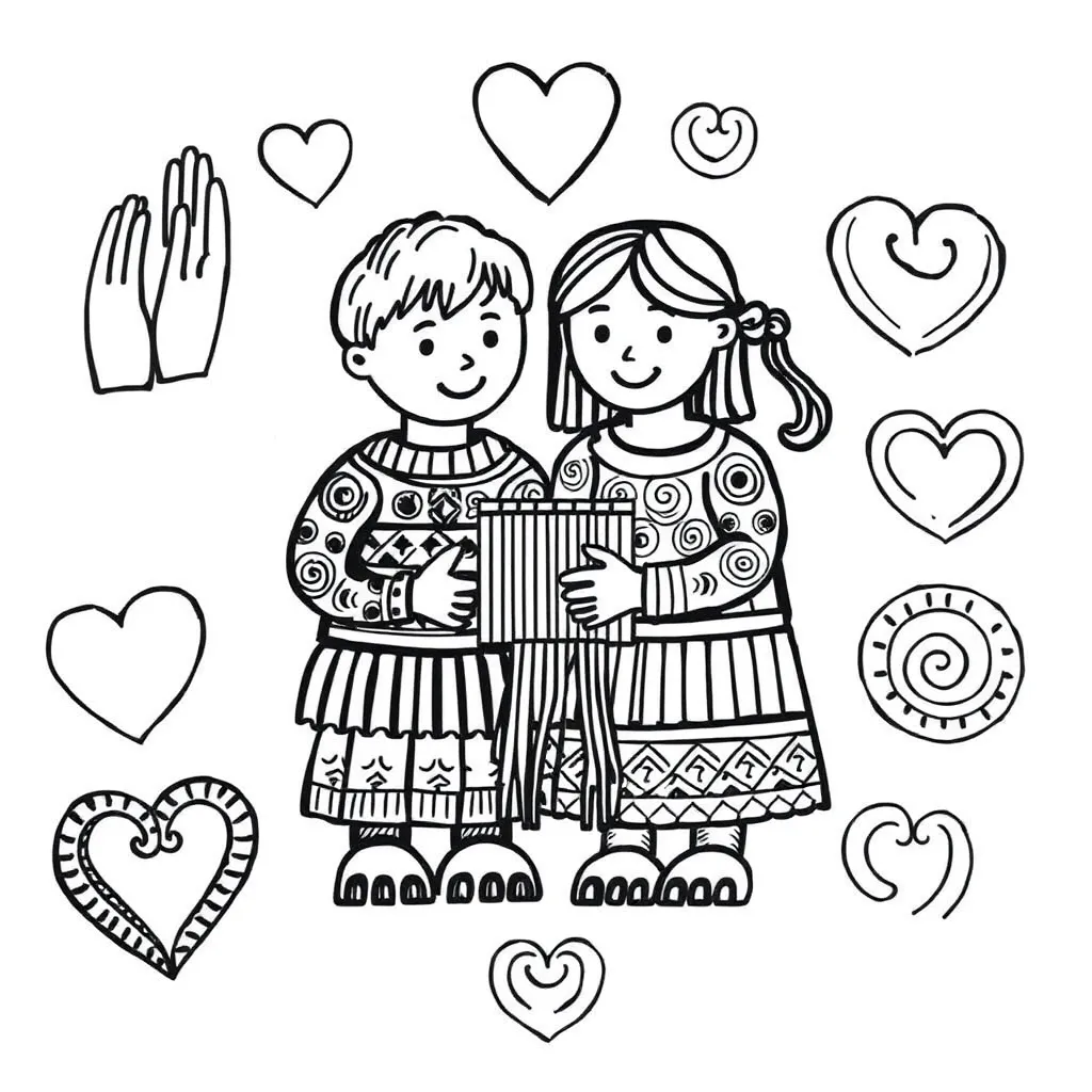 People connecting in friendship