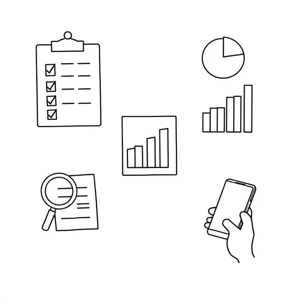 Scientific data collection illustration