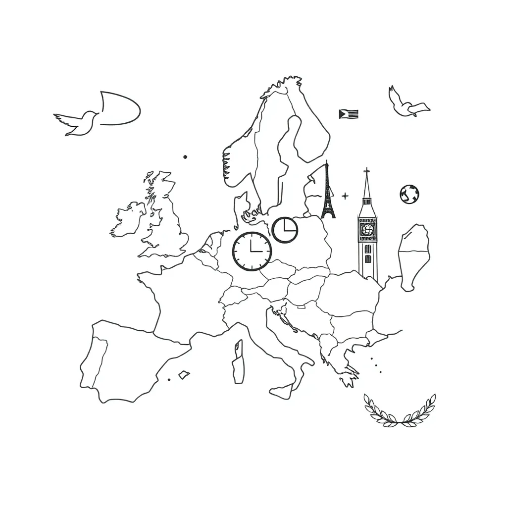 World War 1 timeline illustration