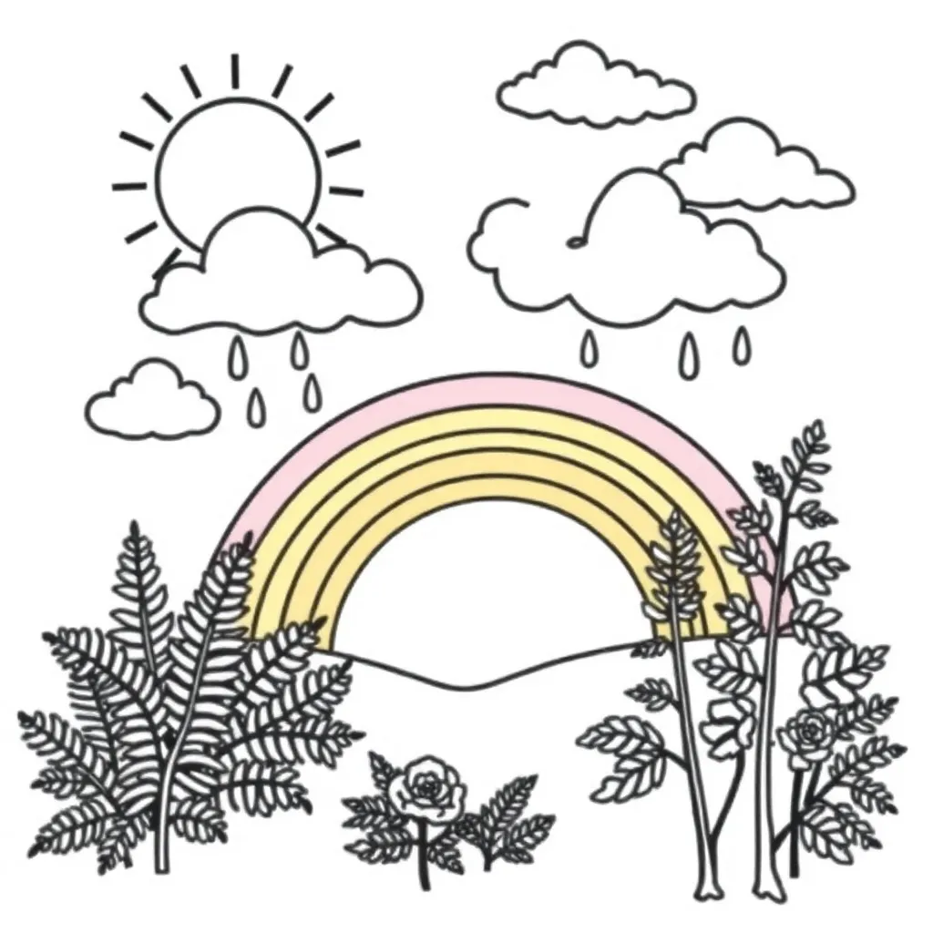 Clouds and weather illustration