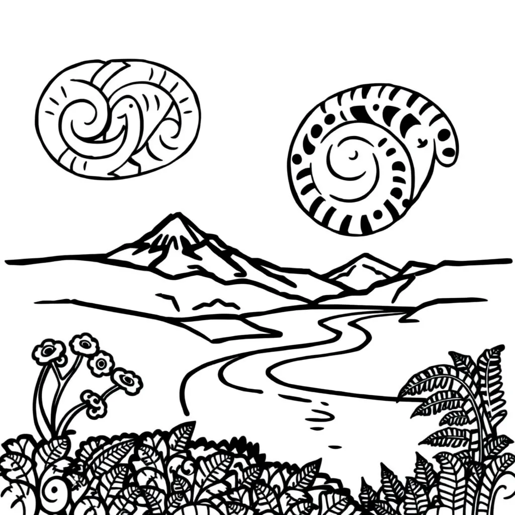 Poetry and cultural themes illustration