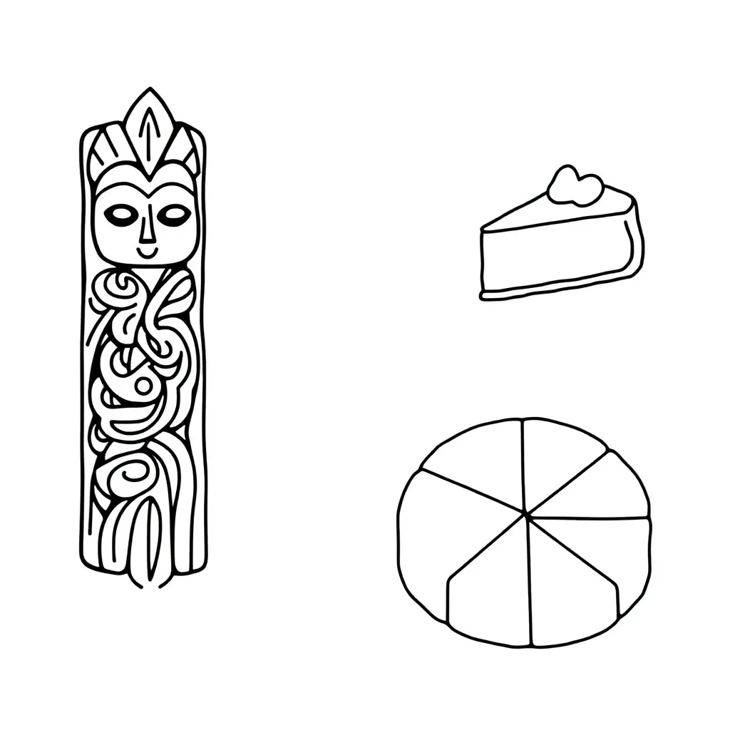 Pizza divided into fractions