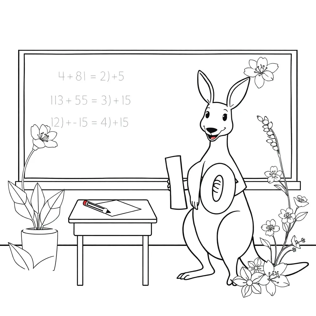 Students solving addition problems with regrouping