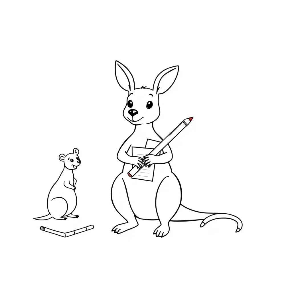 Shakespeare writing with quill pen
