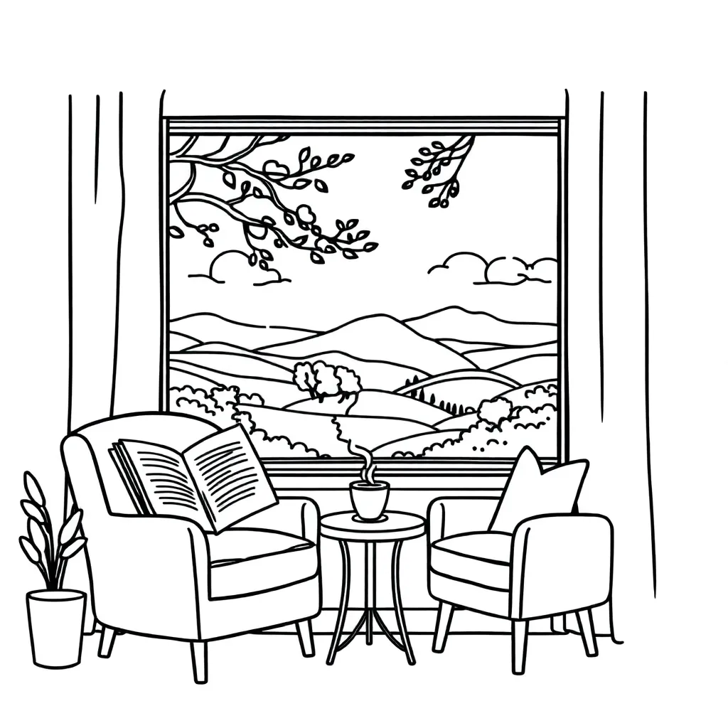 E.B. White writing at his desk