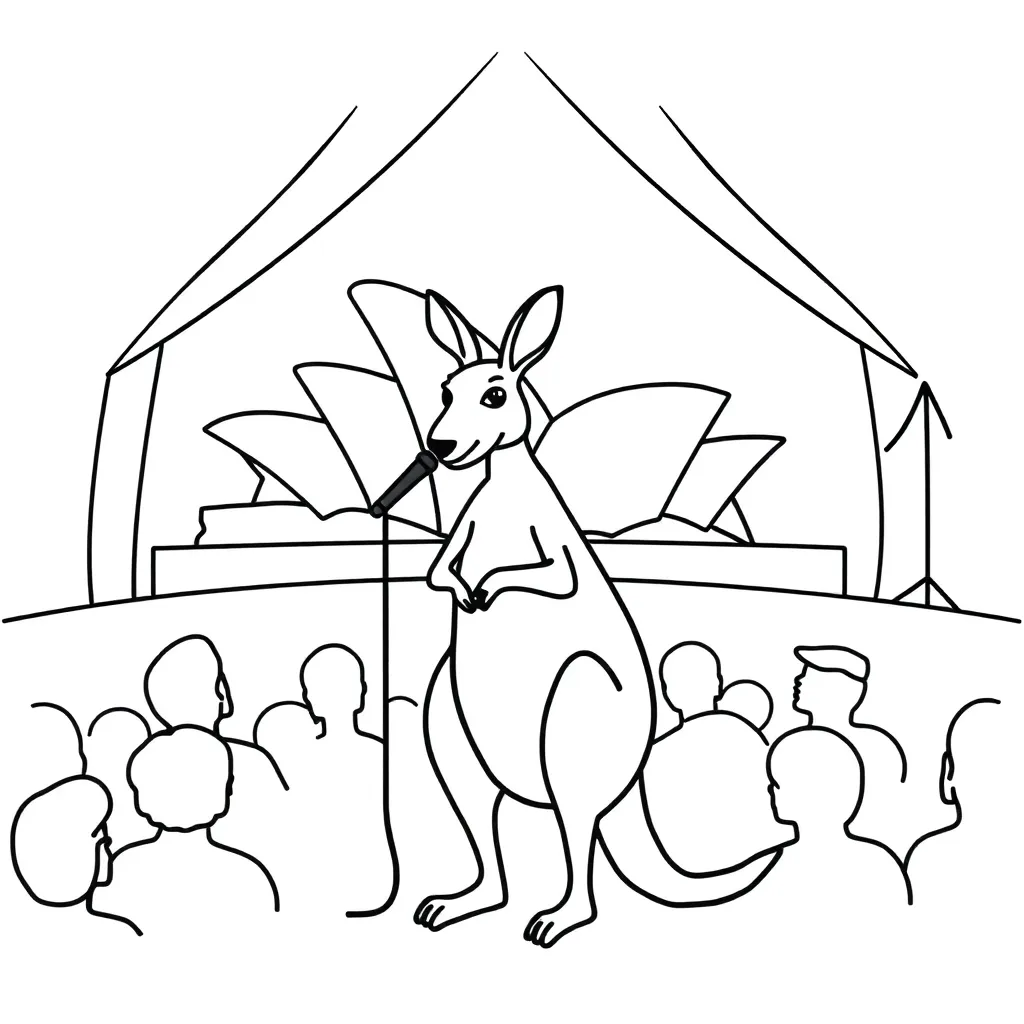 Person giving a speech at a podium