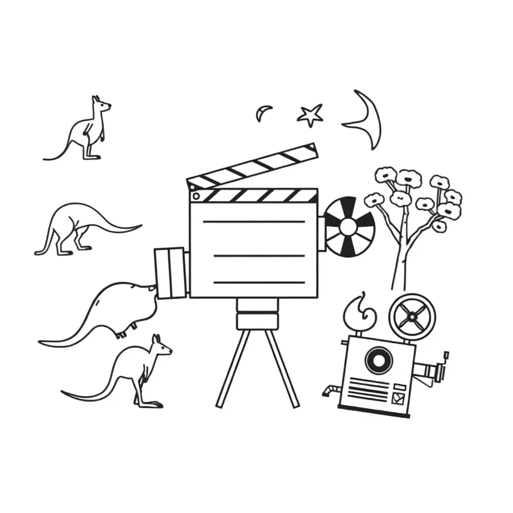 Film analysis worksheet illustration