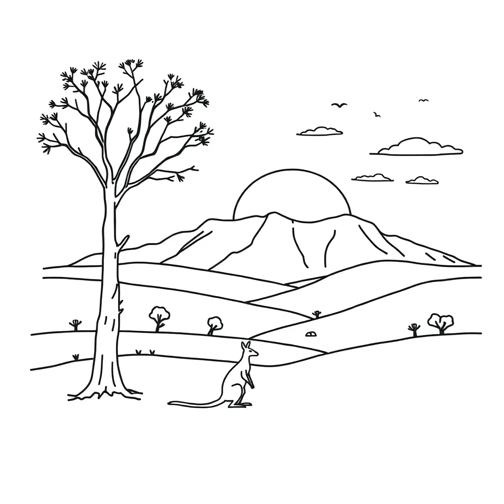 Australian landscape showing mood and atmosphere