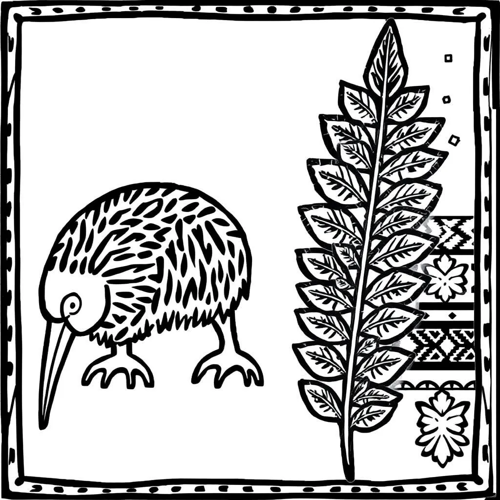 Rat on a rug illustration