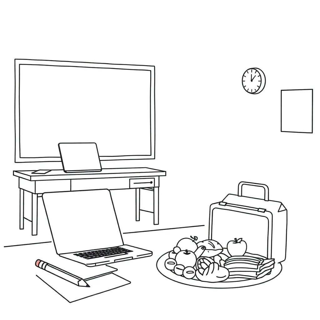 Email writing illustration