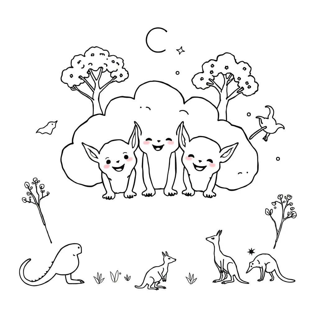 Cloud Goblins floating in fluffy clouds