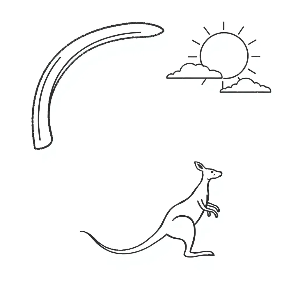 Circle with arc illustration