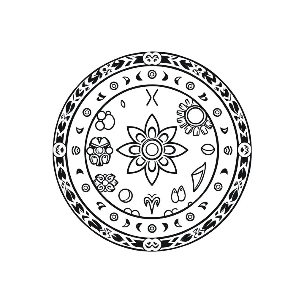 Māori calendar illustration