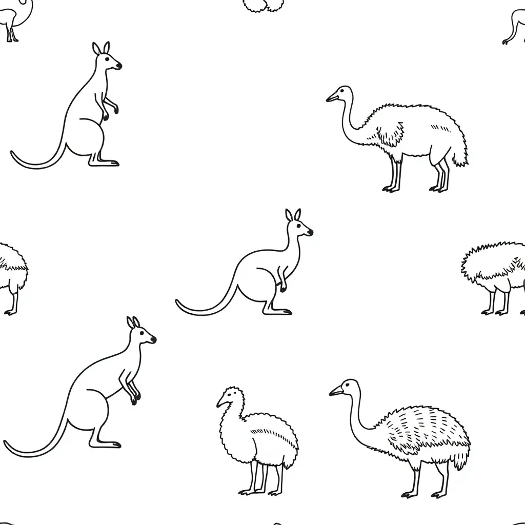 Colourful repeating pattern illustration
